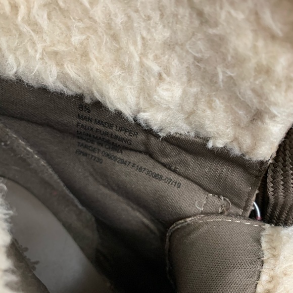 Brown Wedged boots SIZE 8.5 - Picture 6 of 9